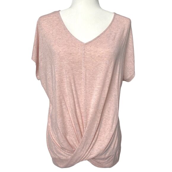 Lot of 4 Womens Apt 9 Liz Claiborne Shirts Blouses Short Sleeve Tops, Size Large - Picture 5 of 16